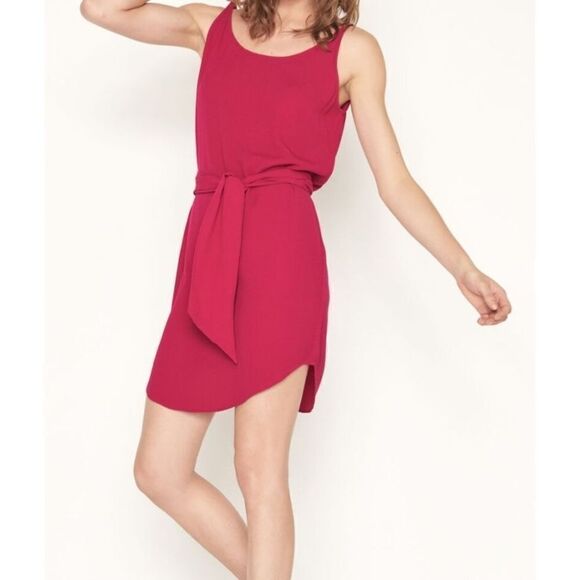 ba&sh taima framboise pink dress sz 3 - Picture 1 of 6